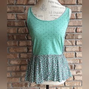 anthropologie postmark peplum top